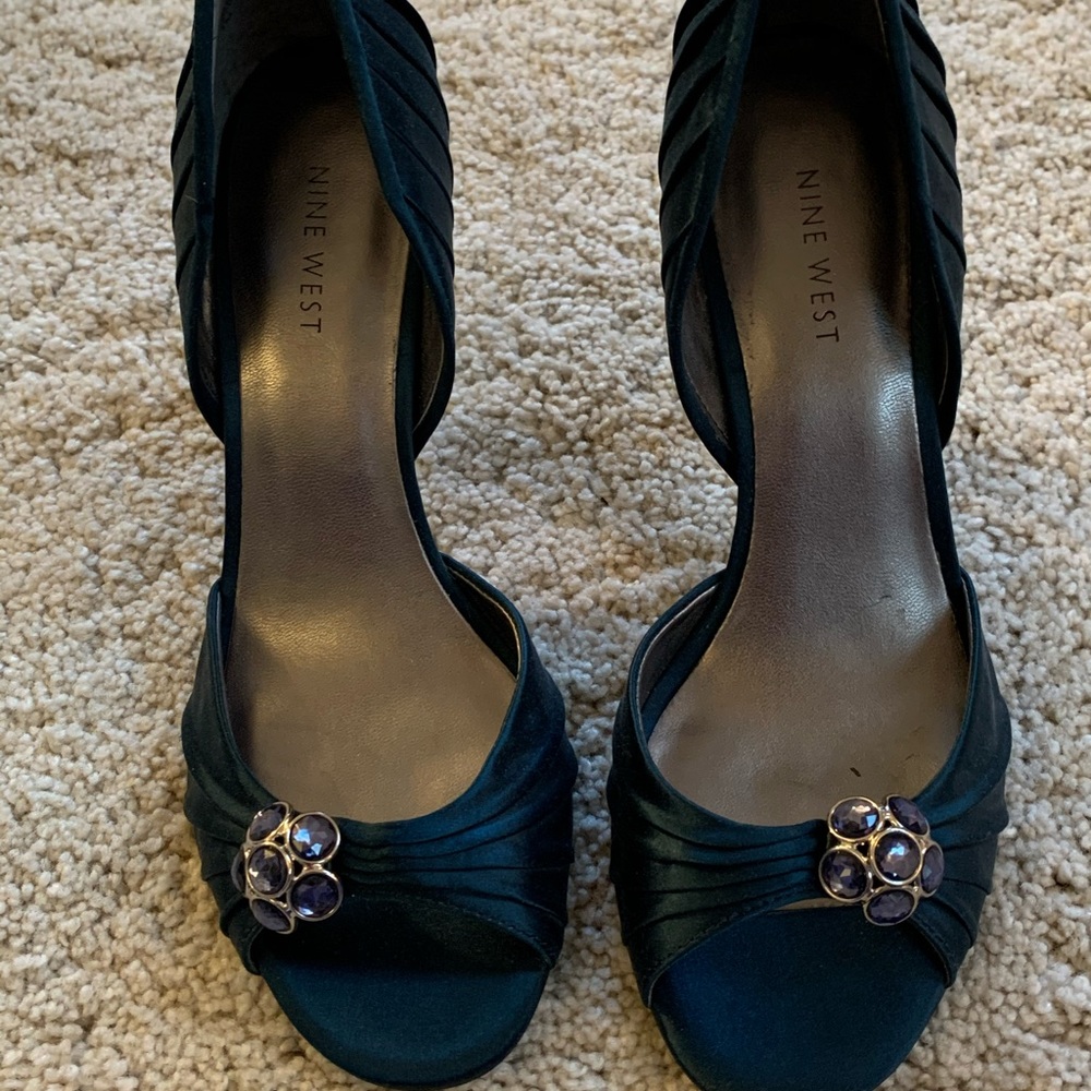 Nine West Heels - Dark Blue - Size 7.5